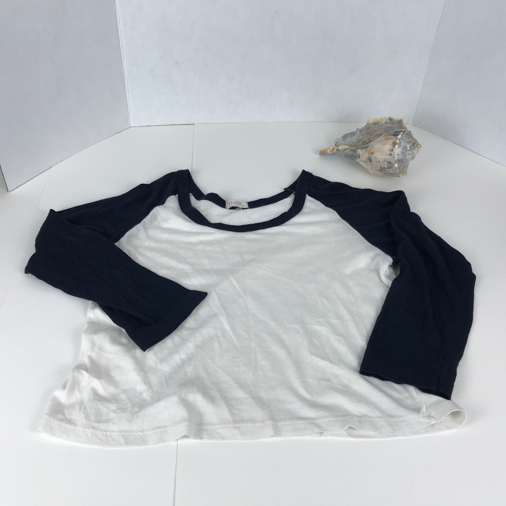 🌴 John Galt 3/4 slv, crop T